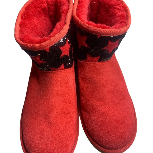 Women's UGG size 9 , Classic Mini Sequin Stars Boot. - Picture 5 of 14